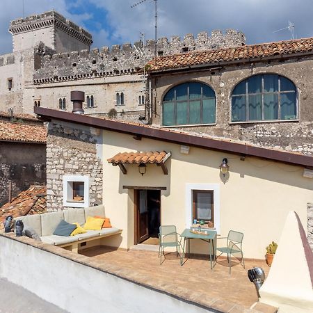 Aurora Medieval House Sermoneta Bagian luar foto